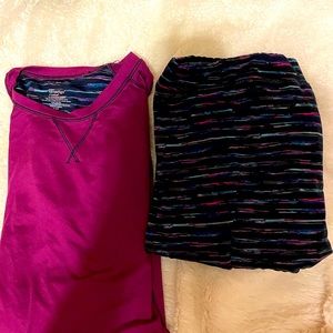 Cuddl duds pajama set